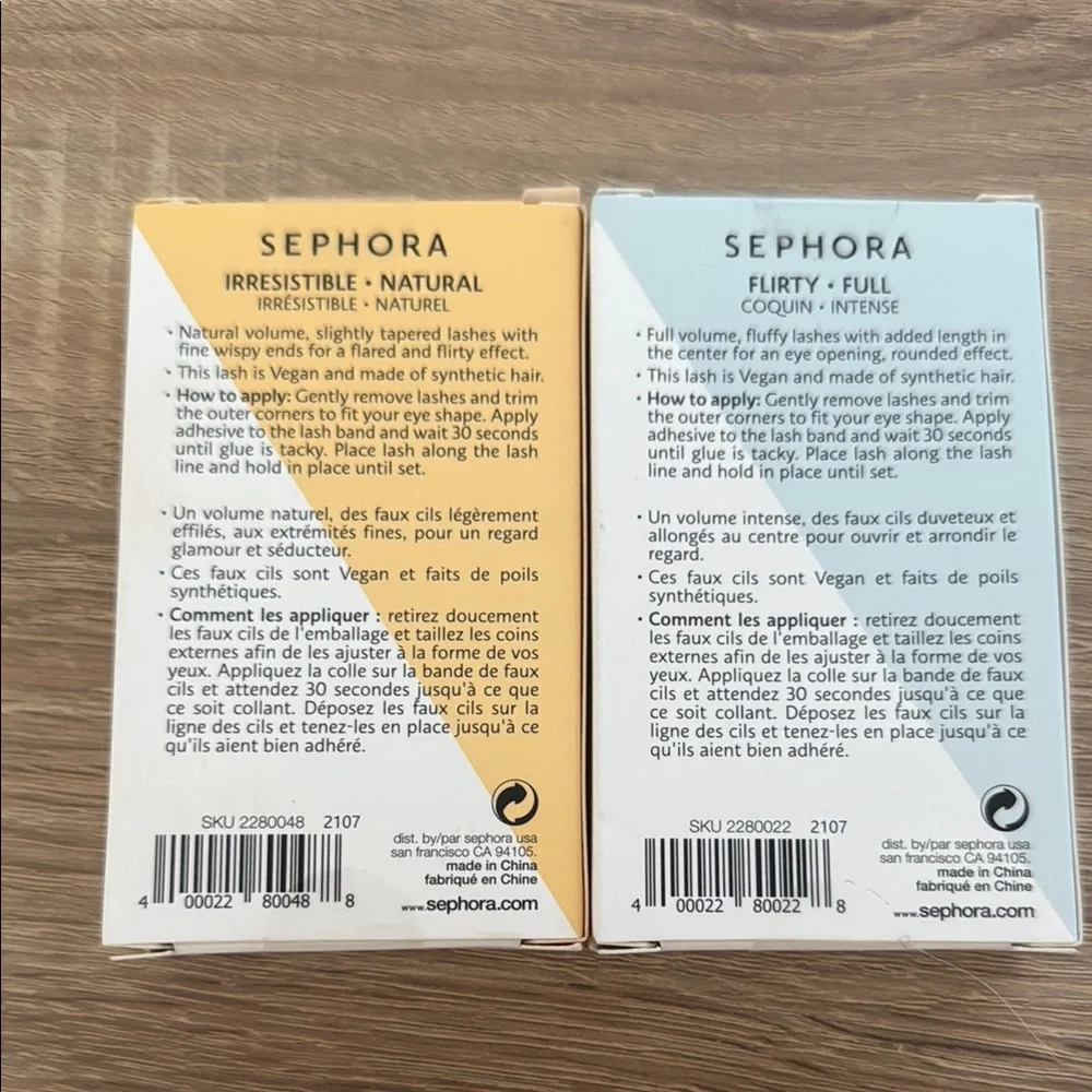 Sephora Irresistible and Flirty Lash Duo - Black